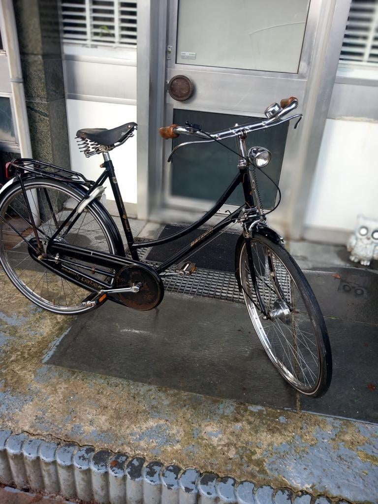 Oltimer fiets,kleine maat met 2 versnellingen, Velgrem, Versnellingen, Ophalen of Verzenden, Raleigh