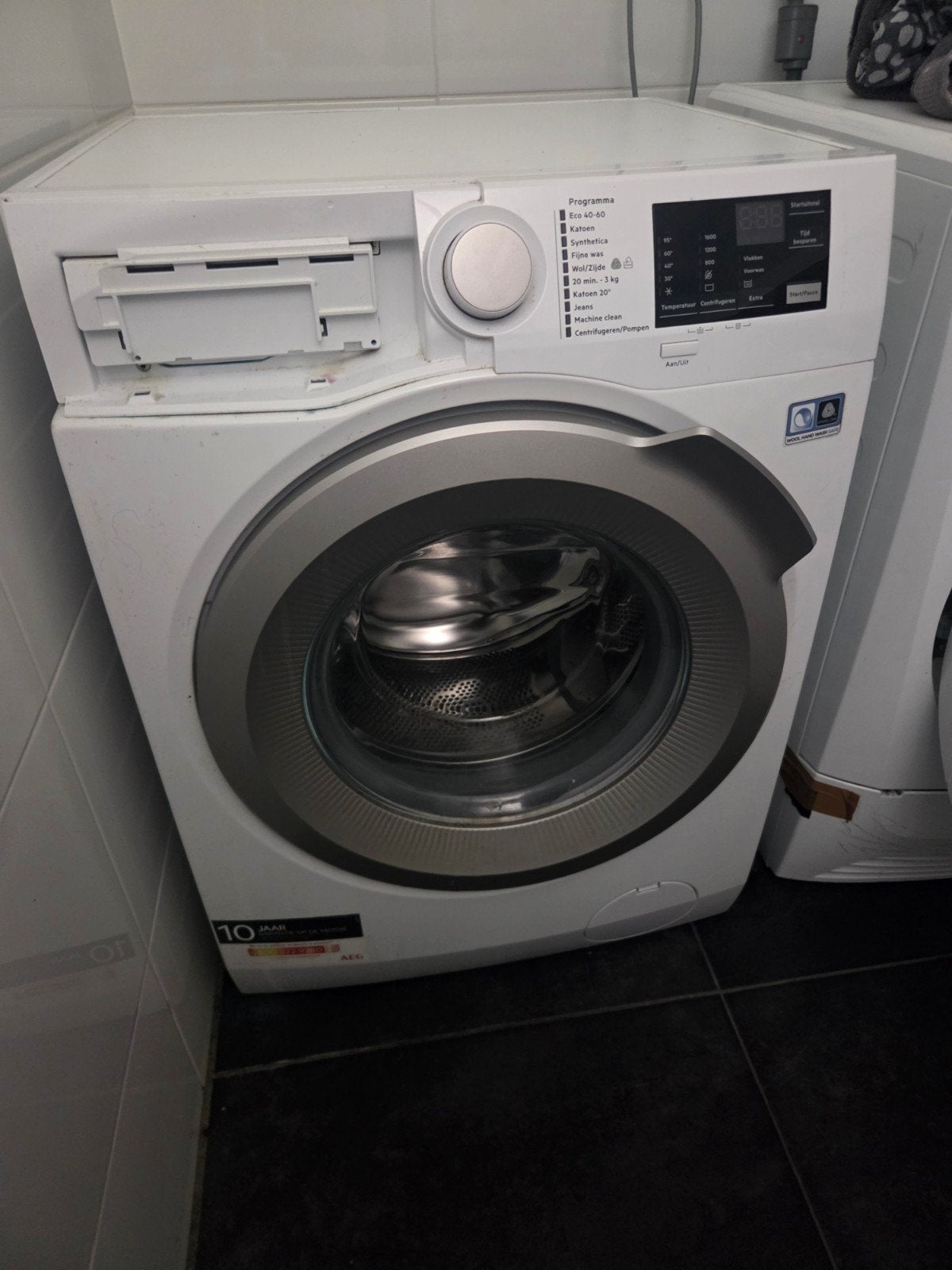 wasmachine Siemens, Ophalen