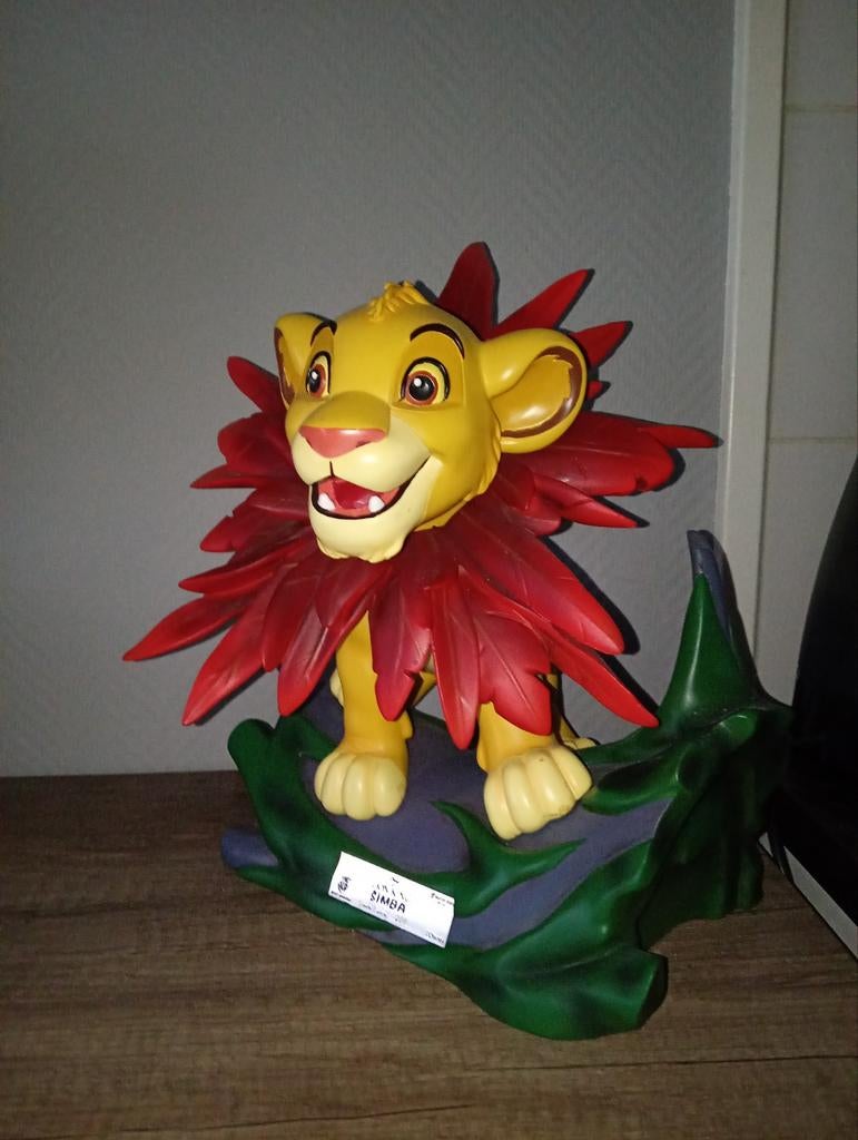 Disney Simba beeld, Ophalen, Leeuwenkoning of Jungle Boek, Zo goed als nieuw, Beeldje of Figuurtje