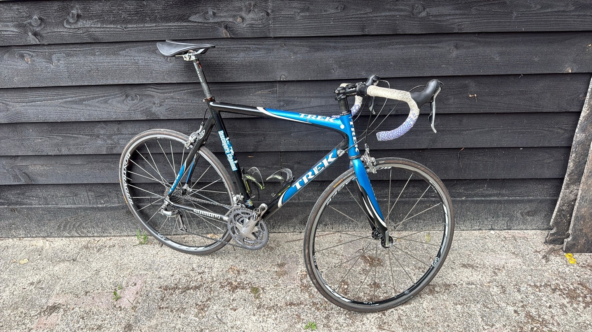 Trek madone 5.5 USpostal 3x10 speed dura ace/ultegra maat 60, 28 inch, Velgrem, Zo goed als nieuw, 57 tot 61 cm