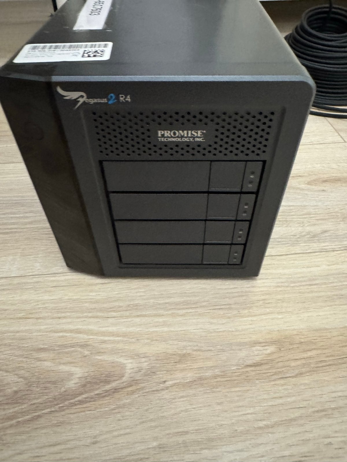 Promise Pegasus 2 R4 Thunderbolt 2 RAID-systeem, Computers en Software, Harde schijven, Thunderbolt, Gebruikt, HDD, Ophalen of Verzenden