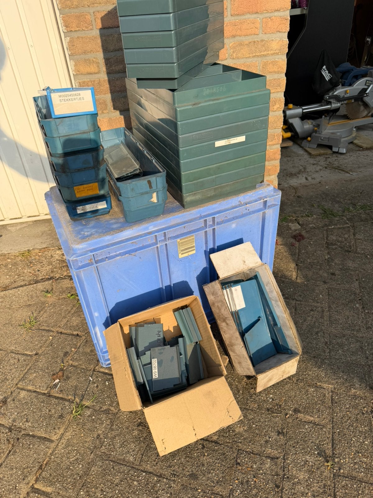 Magazijn stelling bakjes, Ophalen of Verzenden