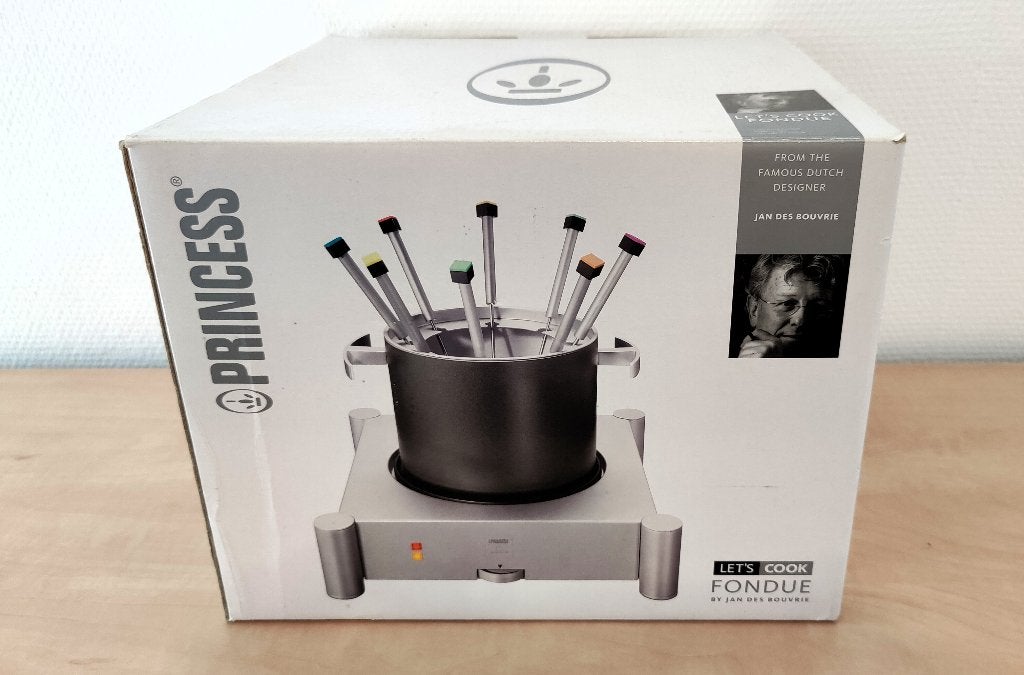 Princess Jan des Bouvrie Elektrische Fondueset, Ophalen of Verzenden, Zo goed als nieuw, 8 personen of meer