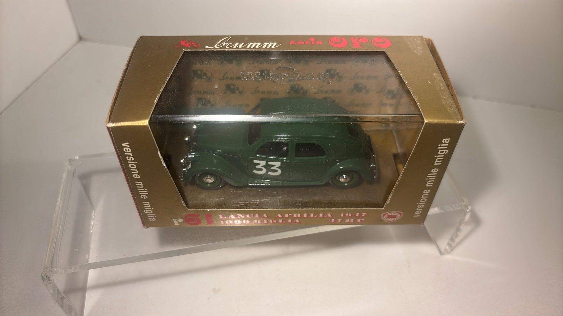 Lancia aprillia 1000 miglia 1947 brumm 1.43, Overige merken, Auto, Ophalen of Verzenden, A