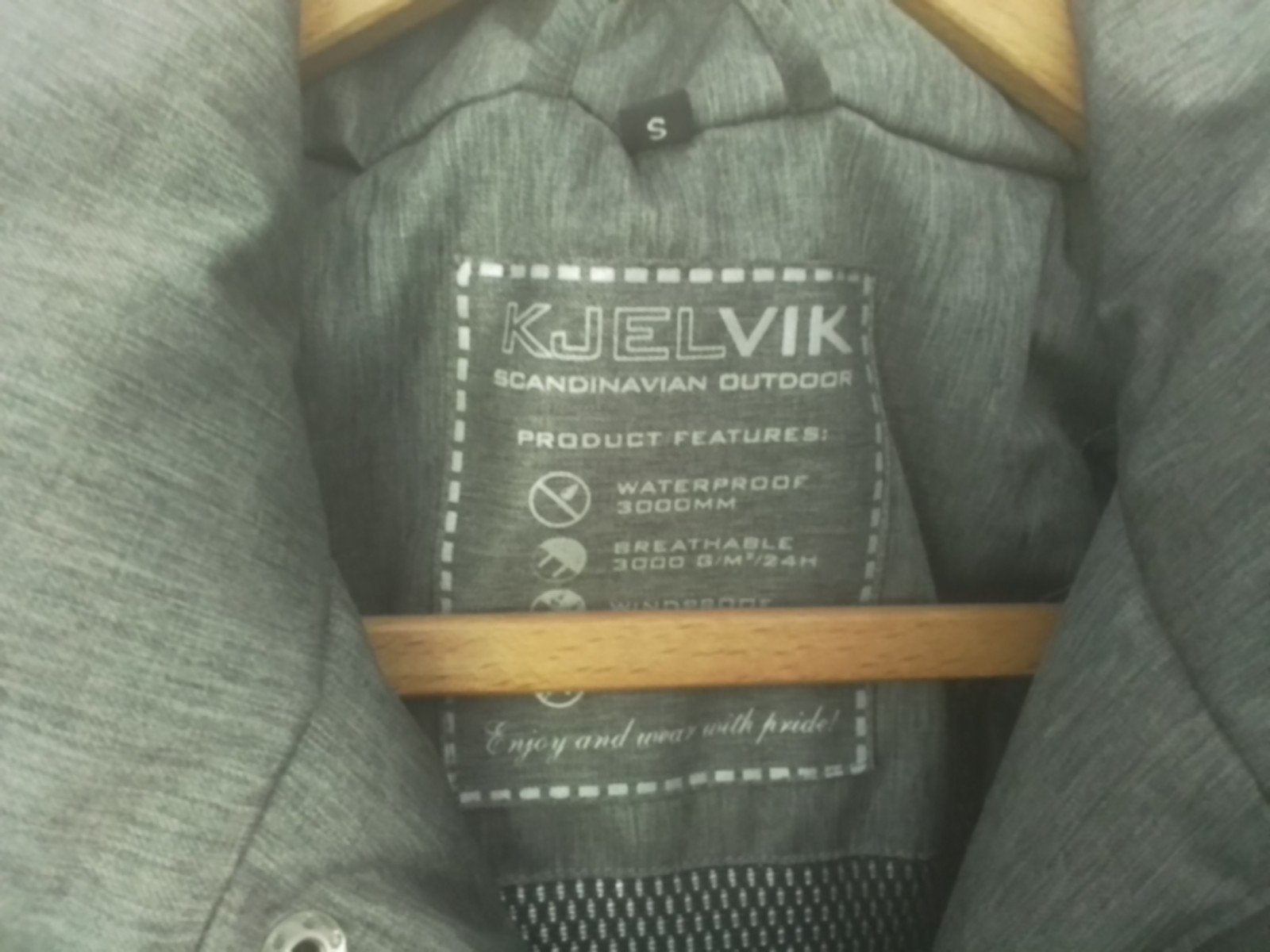 Kjelvik outdoor jas heren - waterdicht en ademend, Nieuw, Kjelvik, Ophalen of Verzenden, Grijs