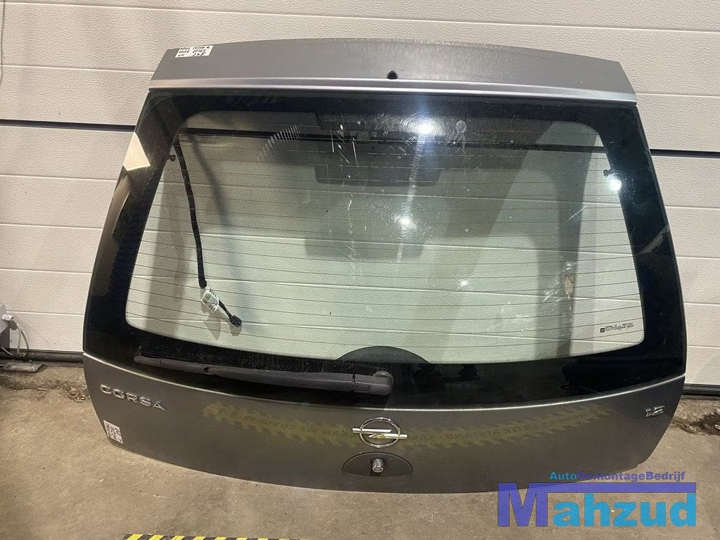 OPEL CORSA C Grijs Z163 ACHTERKLEP Achterdeur 2000-2006, Auto-onderdelen, Gebruikt, Deur, Opel Automobile GmbH, Ophalen of Verzenden
