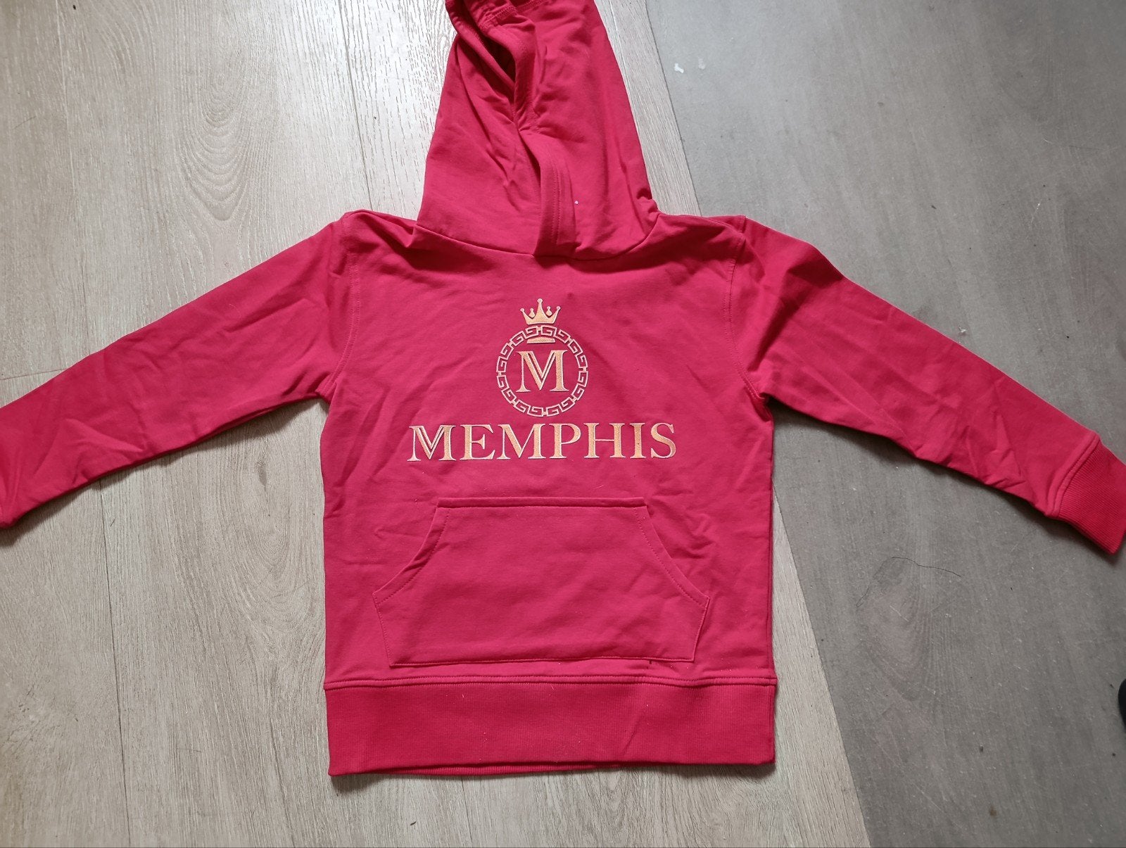Vingino Memphis Hoodie Rood Maat 8/128 Nieuw met kaartje, Jongen of Meisje, Trui of Vest, Nieuw, Ophalen of Verzenden