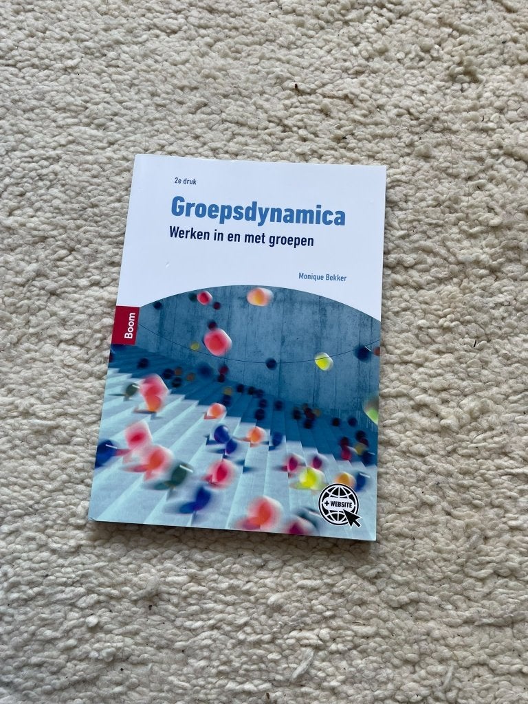 Groepsdynamica – Werken in en met groepen, Monique Bekker, Verzenden, Niet van toepassing, Zo goed als nieuw