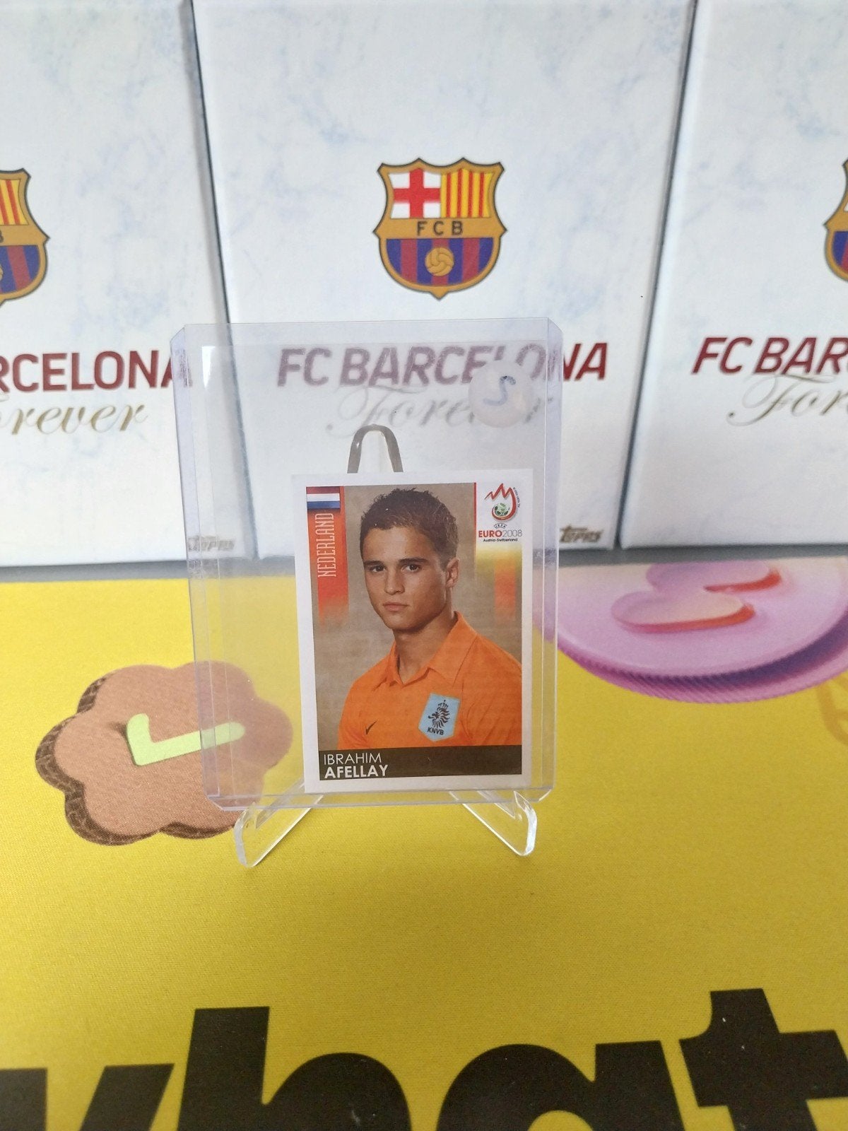 Ibrahim Afellay Euro 2008 sticker, Verzamelen, Sportartikelen en Voetbal, Ophalen of Verzenden, Zo goed als nieuw, Overige binnenlandse clubs