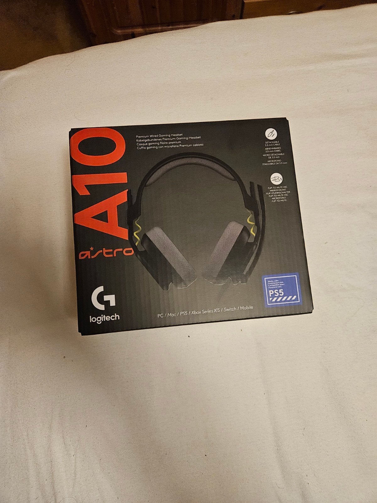 Logitech Astro A10 Gaming Headset (Gen 2) - GLOEDNIEUW IN DO, Computers en Software, Headsets, Logitech, Nieuw, Ophalen of Verzenden