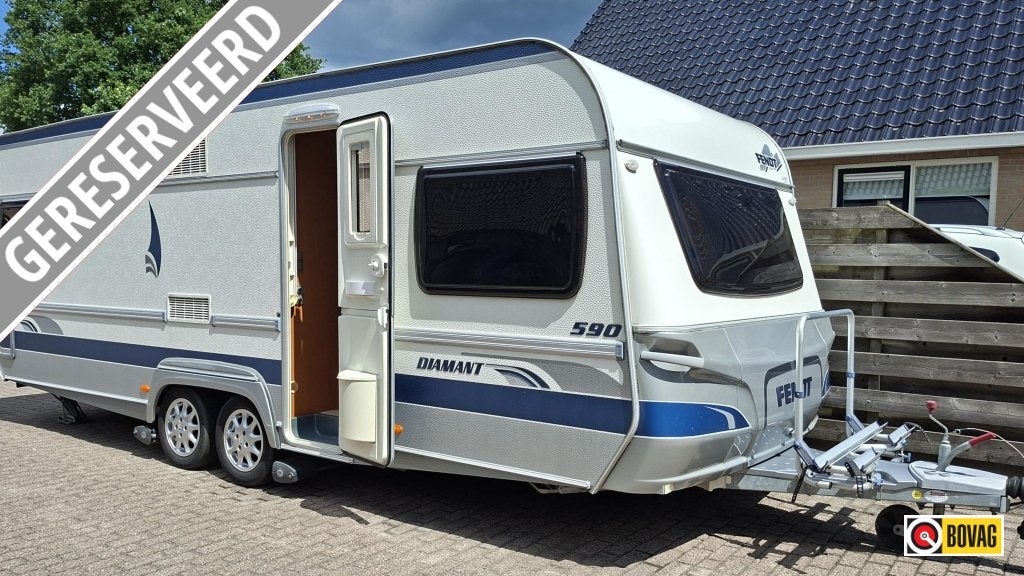 Fendt Diamant 590 TF Mover, Airco , Luifel, FD, Caravans en Kamperen, Rondzit, Overige typen, Schokbreker, Bedrijf
