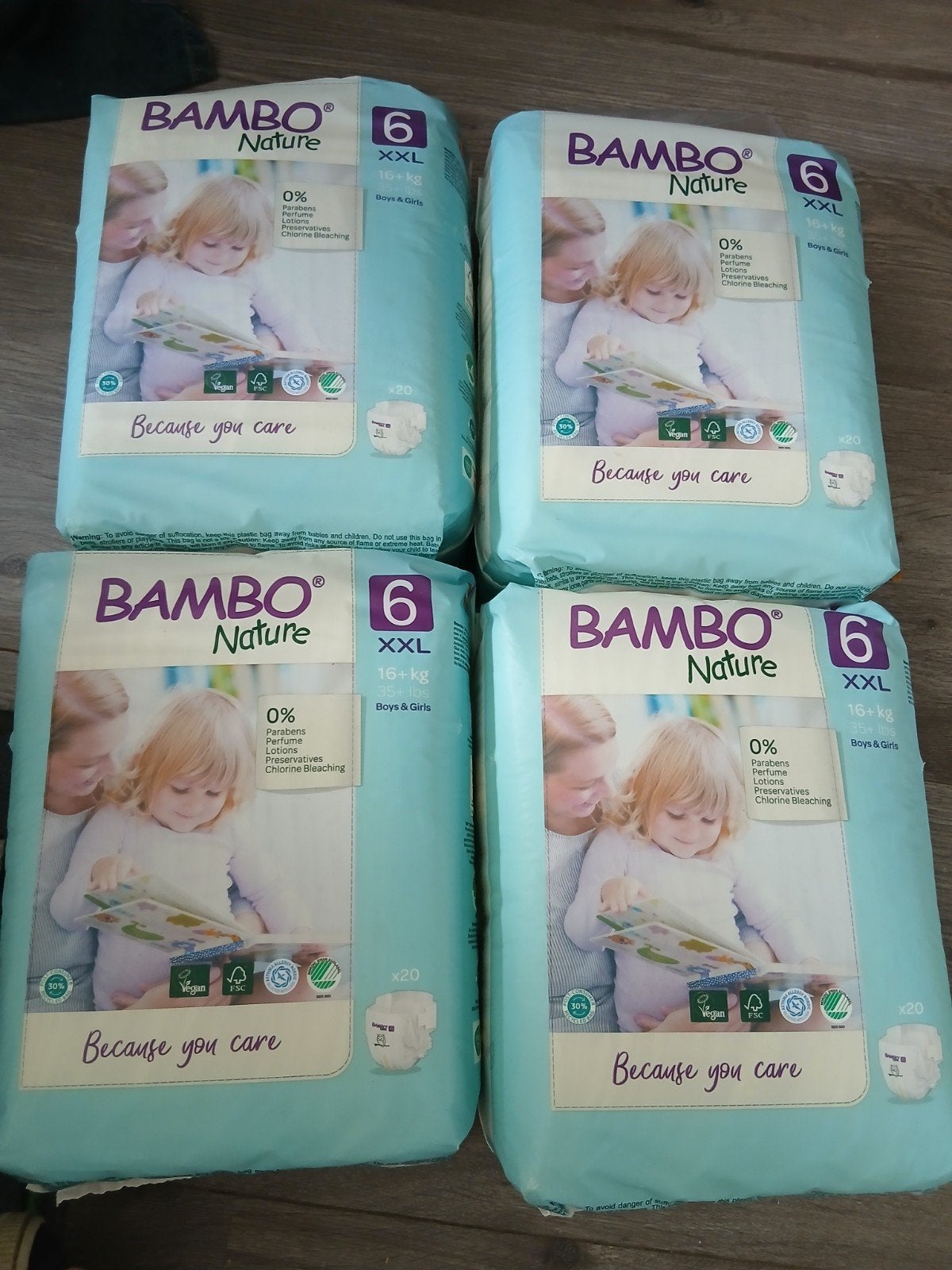 4 pakken Bambo Nature luiers maat 6 XXL (16+ kg), Ophalen of Verzenden, Nieuw