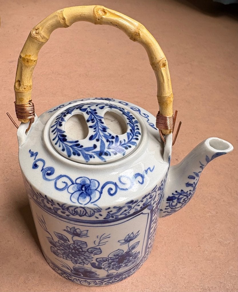 Mooie vintage Chinese theepot, Ophalen of Verzenden