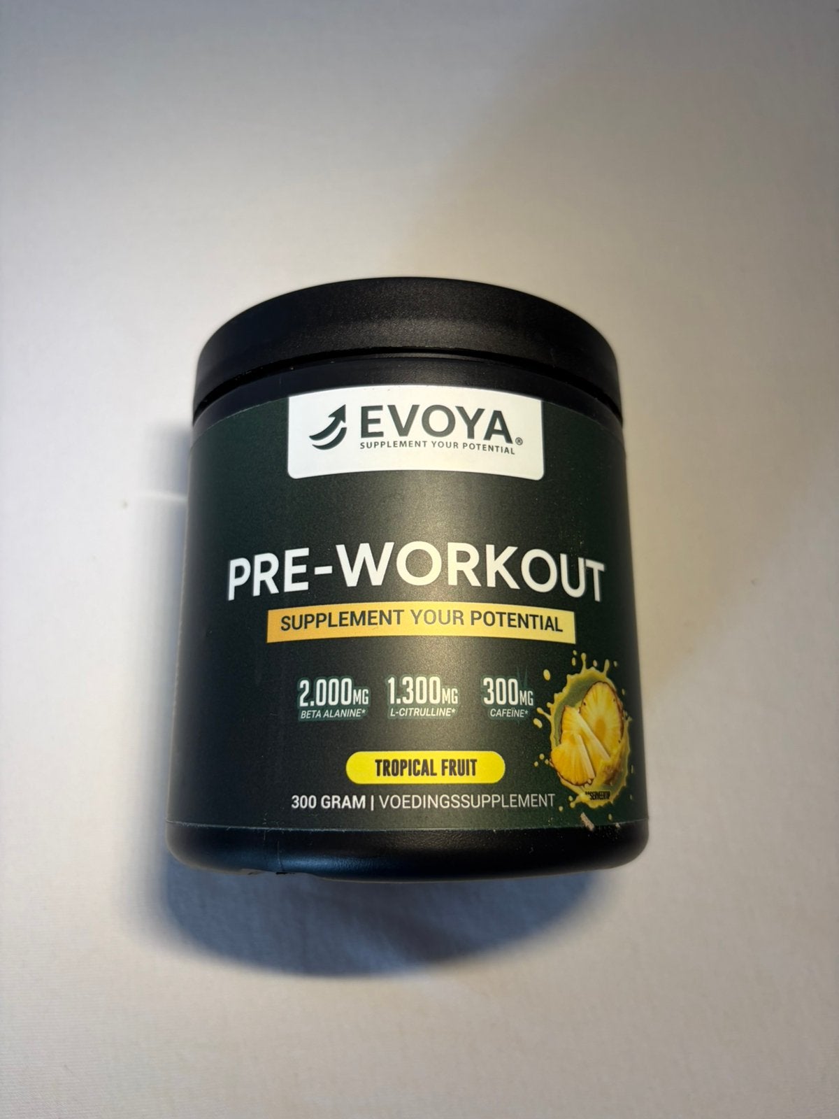 Pre workout evoya 300 gram, Ophalen of Verzenden, Nieuw, Poeder of Drank
