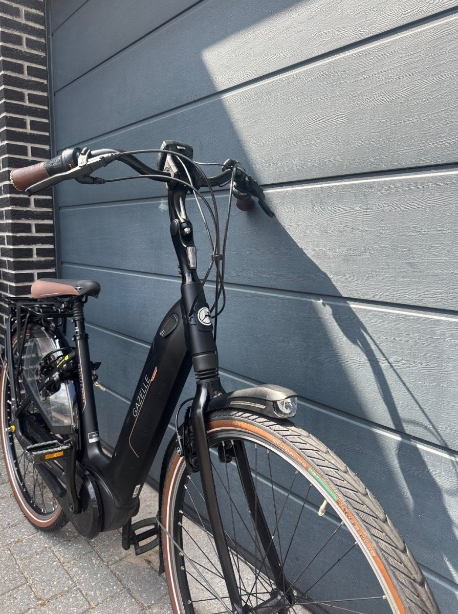 Gazelle Grenoble C8 Dames Zwart 46cm, Fietsen en Brommers, Elektrische fietsen, Ophalen, Gebruikt, -, -