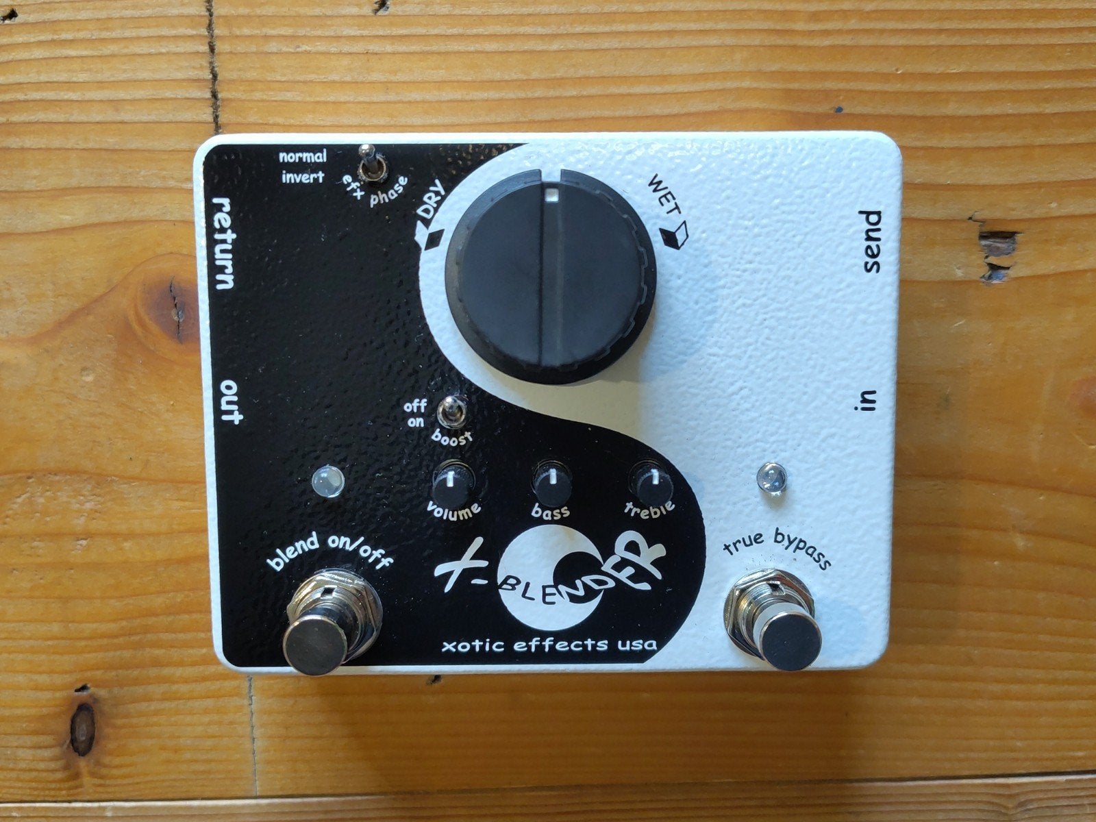 Xotic X-Blender / true bypass fx looper / parallel blender, Muziek en Instrumenten, Effecten, Nieuw, Overige typen, Ophalen of Verzenden