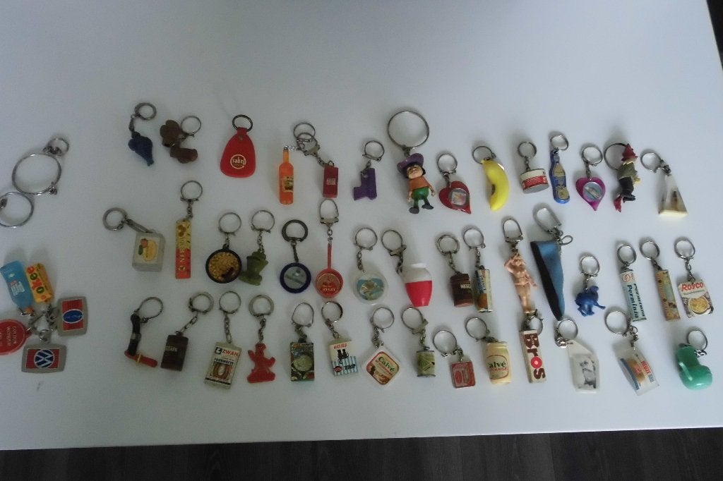 oude sleutelhangers, Verzamelen, Sleutelhangers, Ophalen of Verzenden, Gebruikt