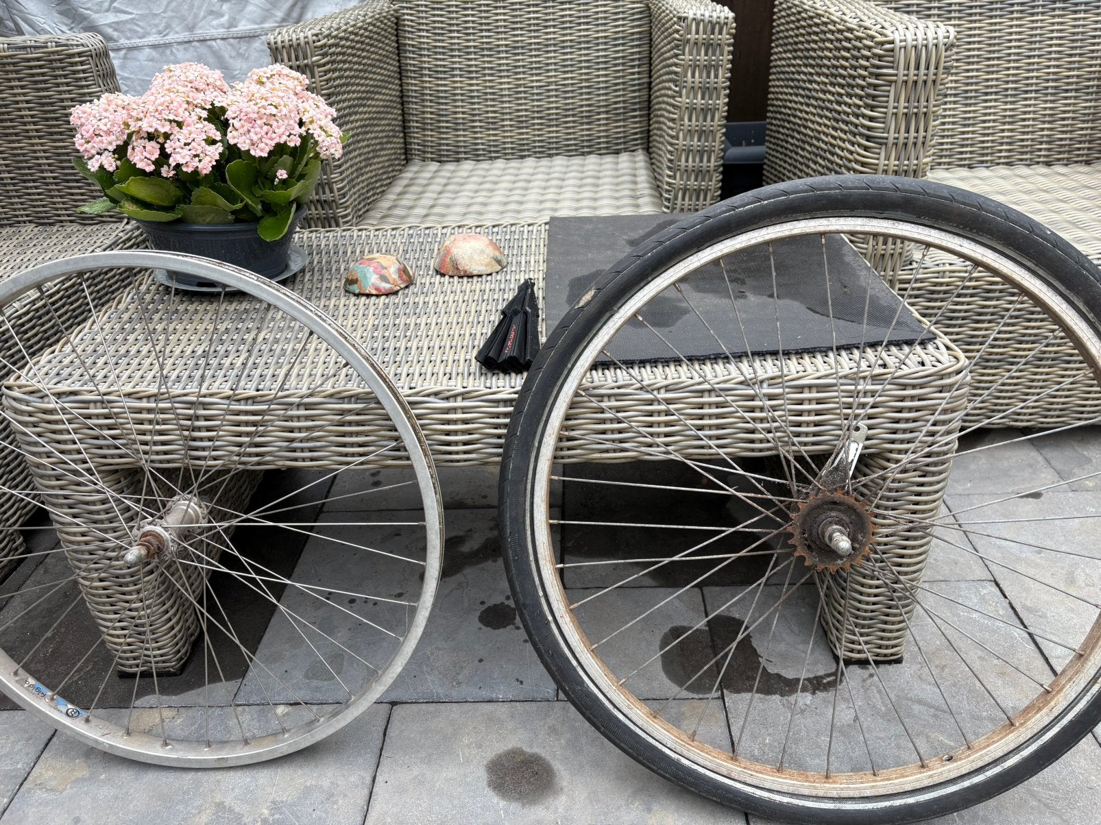 Fietswielen, Fietsen en Brommers, Ophalen, Gebruikt