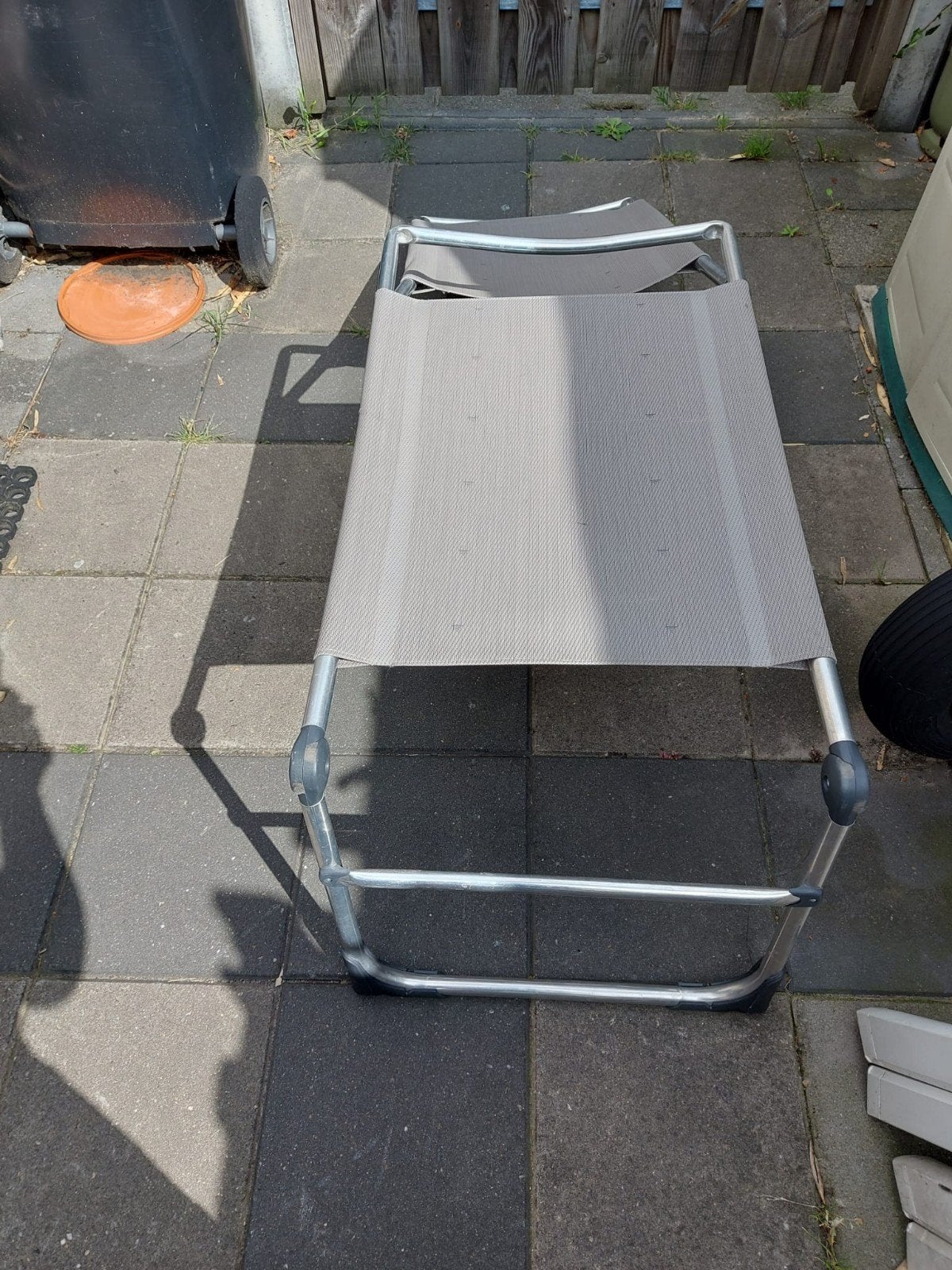 2 Crespo voetenbankjes, Ophalen, Campingstoel