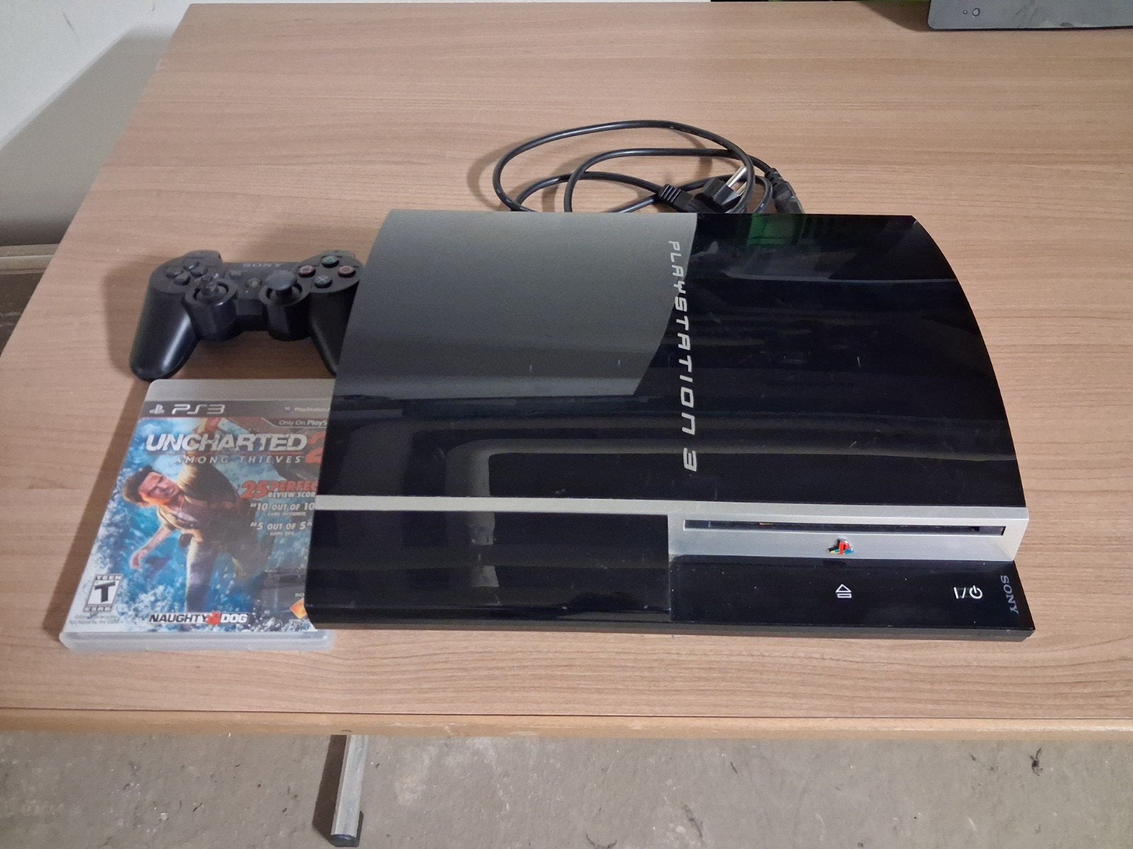 Playstation 3 met uncharted2, Ophalen of Verzenden, Met 1 controller, Phat