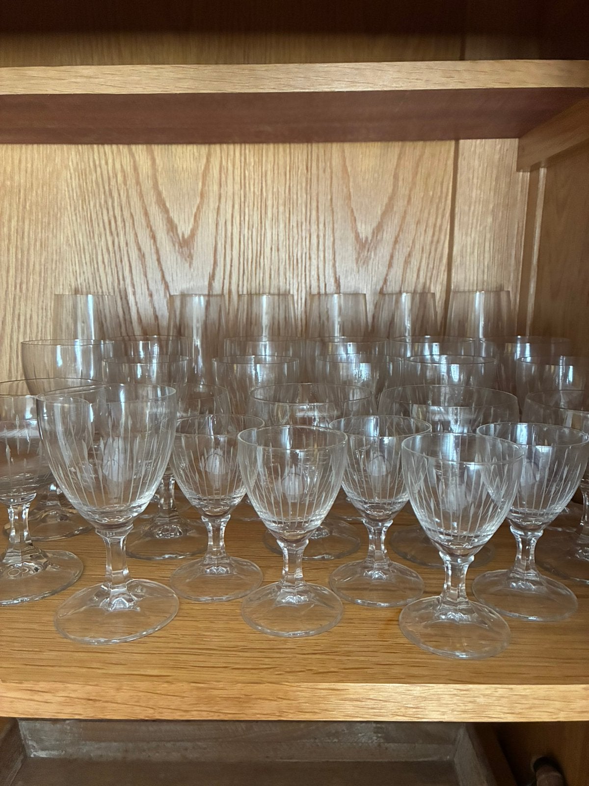 30 delig cristalle drinkservies, Ophalen, Zo goed als nieuw, Overige typen