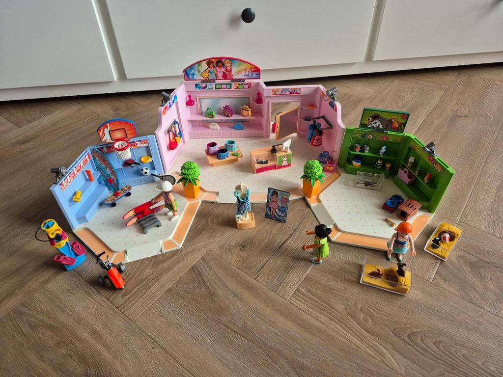 Playmobil 9078 winkelgalerij, Kinderen en Baby's, Speelgoed | Playmobil, Ophalen, Zo goed als nieuw