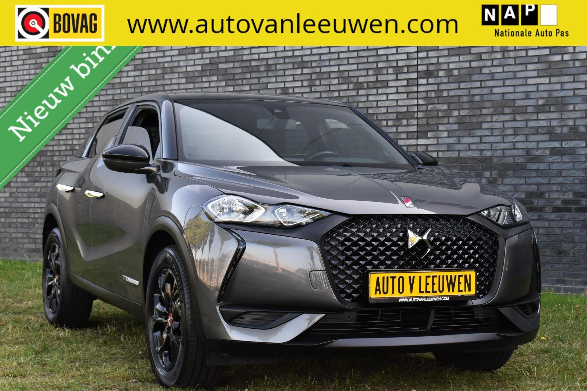 Ds 3 Crossback Turbo Performance Line AUTOMAAT/LED/CAMERA/PD, Auto's, Gebruikt, Euro 6, 1199 cc, Met garantie (alle)