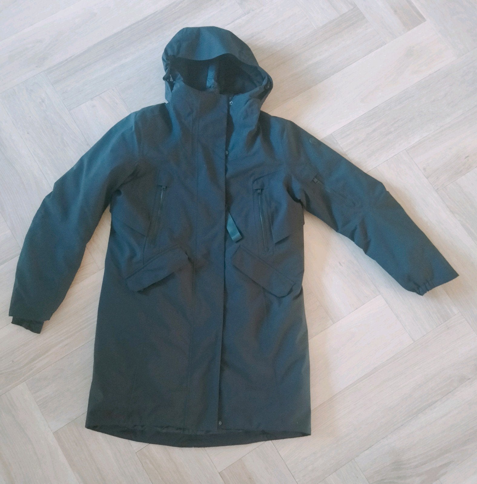 Waterdichte parka dames Borgo Zwart maat M, Kleding | Dames, Maat 38/40 (M), Zwart, Nieuw, Ophalen of Verzenden
