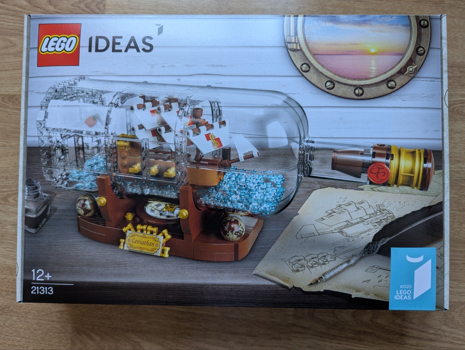 NIEUW Lego ideas schip de fles, ship in the bottle 21313, Kinderen en Baby's, Speelgoed | Duplo en Lego, Lego, Nieuw, Ophalen of Verzenden