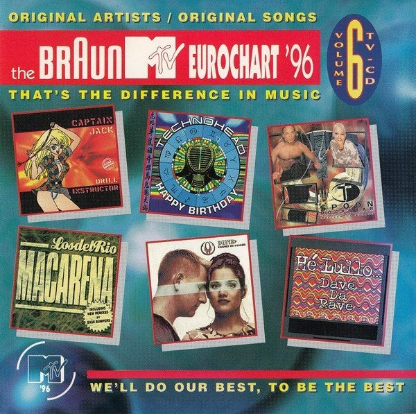 The Braun MTV Eurochart '96 - Volume 6 CD, Ophalen of Verzenden, Zo goed als nieuw, Pop, Album