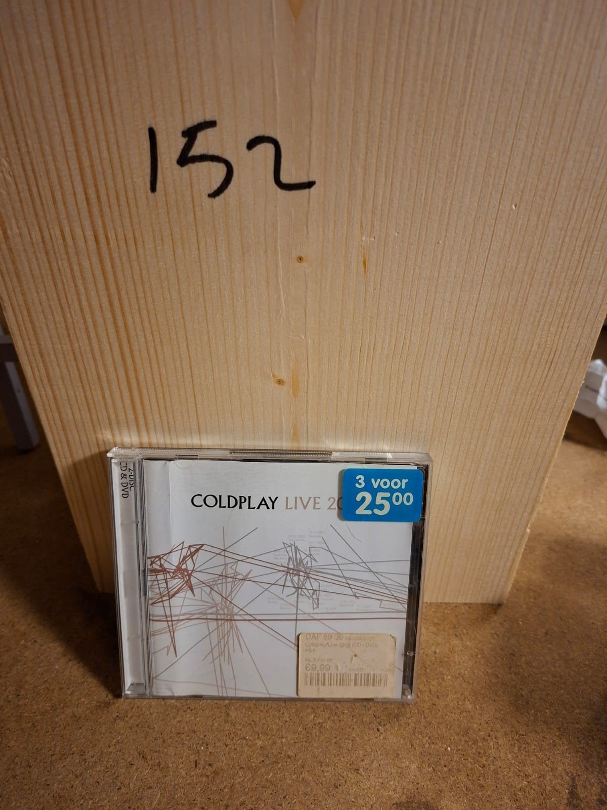 Coldplay Live 2003 CD & DVD - Zo goed als nieuw, Rock, Ophalen of Verzenden, Zo goed als nieuw, Inclusief DVD