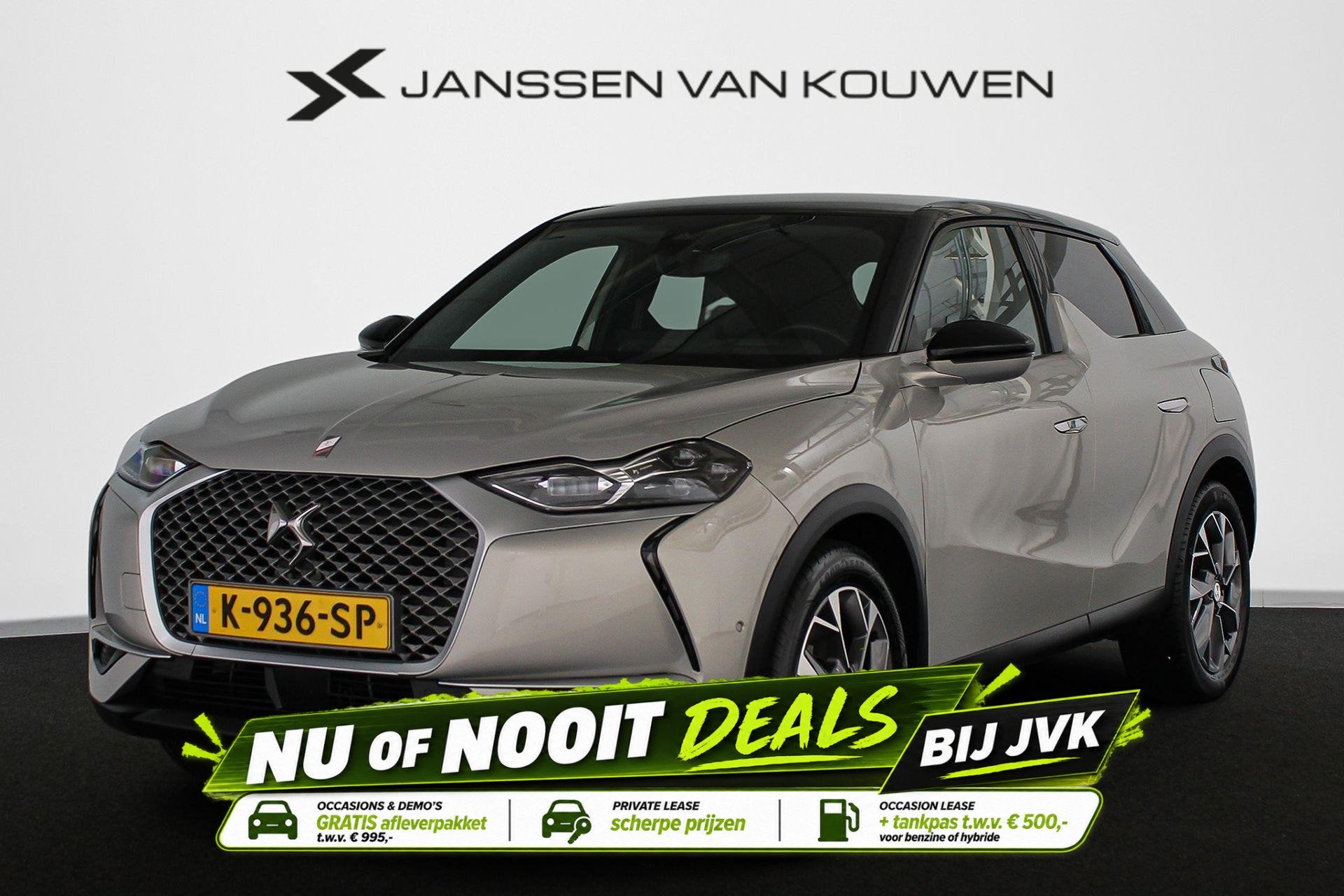 DS 3 Crossback E-Tense Executive 50 kWh SOH 96% Leder Stoelv, Auto's, 136 pk, 1498 kg, 320 km, SUV of Terreinwagen