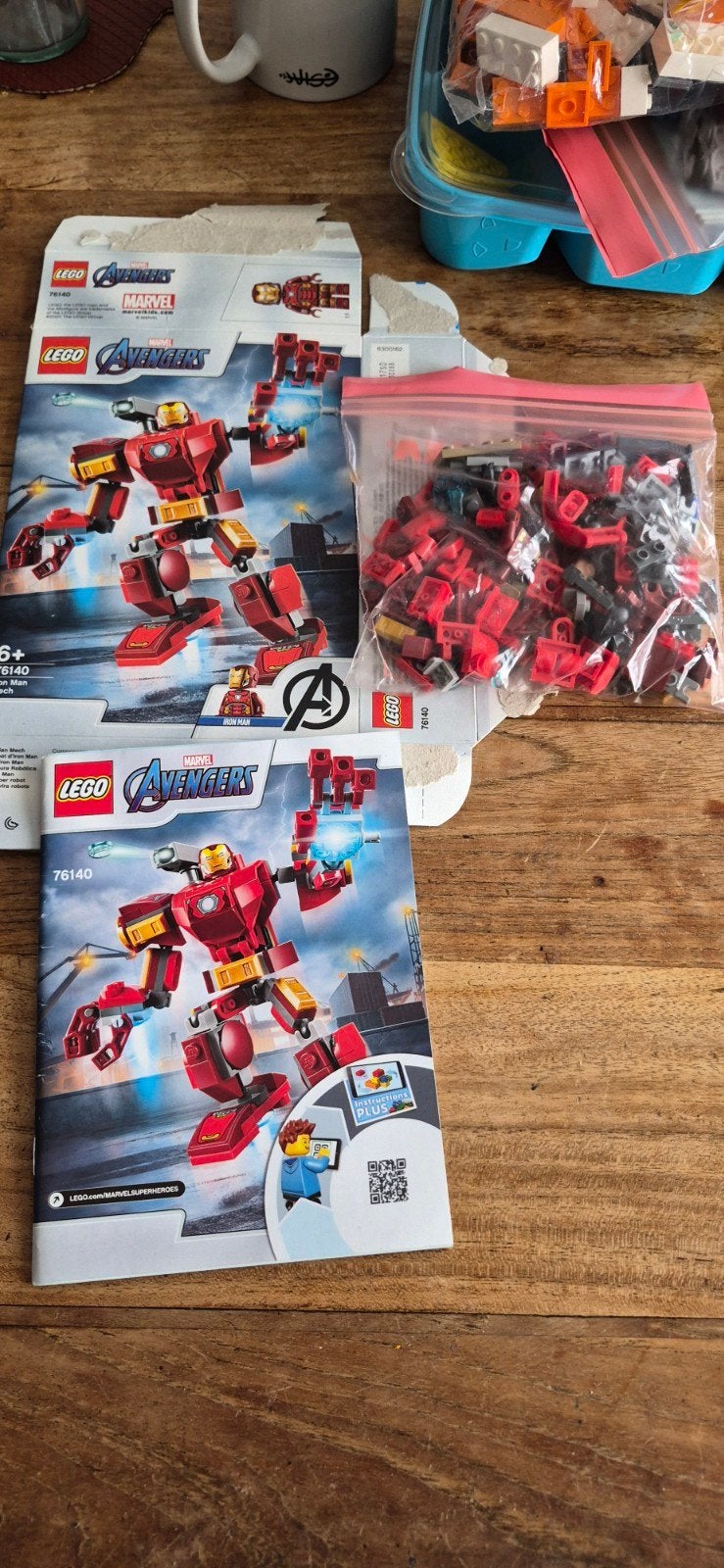 76140 Ironman Avengers Zgan complete set lego, Marvel, Lego, Ophalen of Verzenden, Zo goed als nieuw