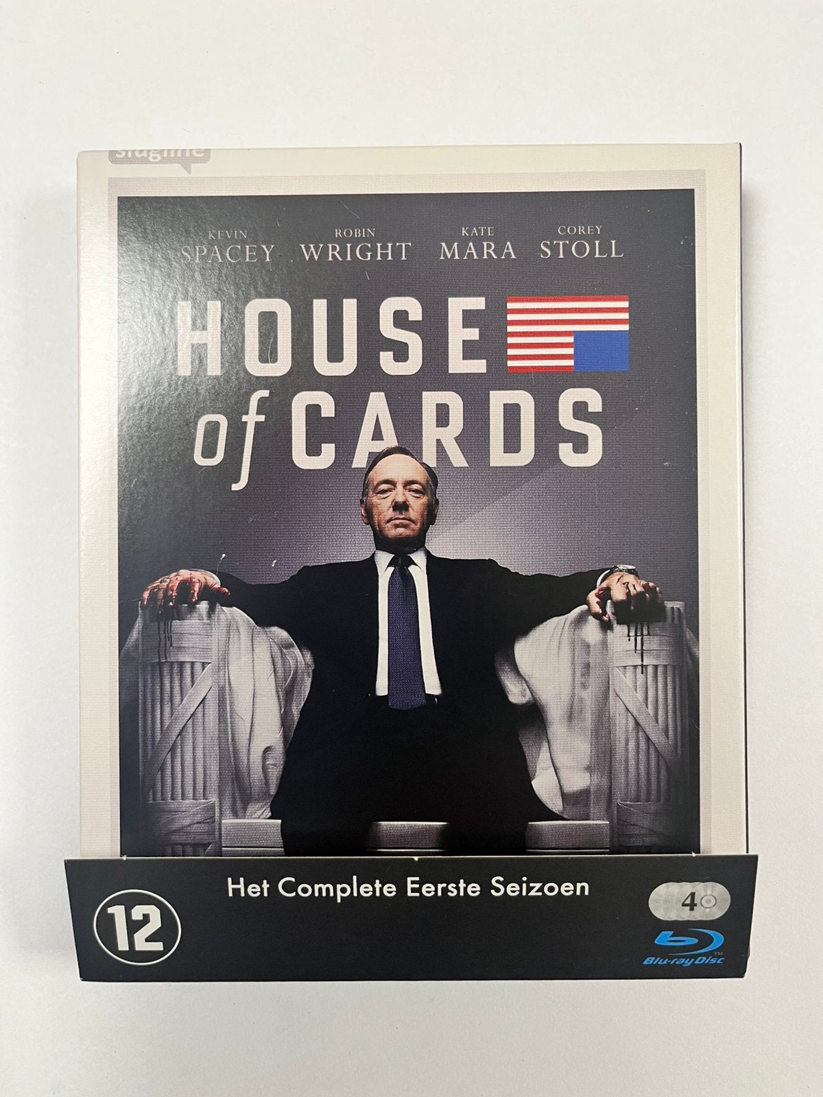 House of Cards (seizoen 1) NL-blu ray, Engels, Nederlands, Ophalen of Verzenden, Zo goed als nieuw