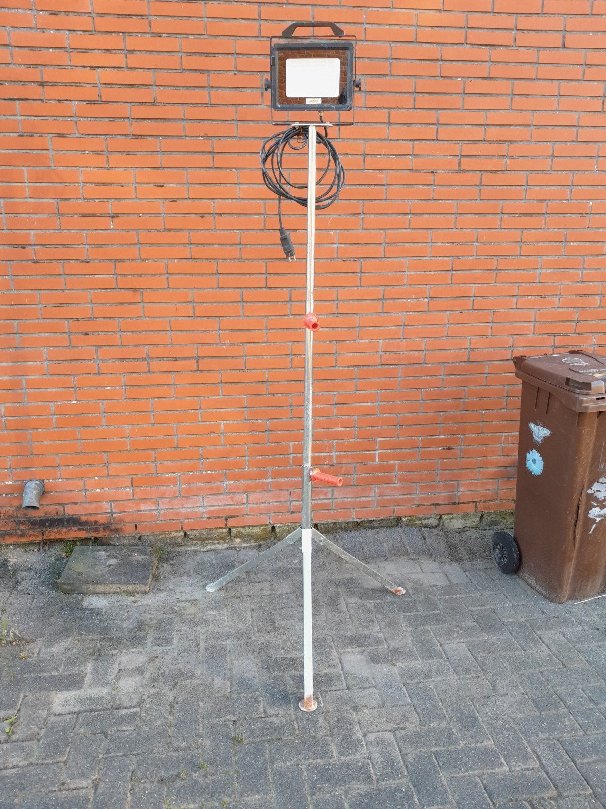 4tecx LED bouwlamp 50W met statief - Zo goed als nieuw, Ophalen, Minder dan 50 watt, Met statief, Zo goed als nieuw