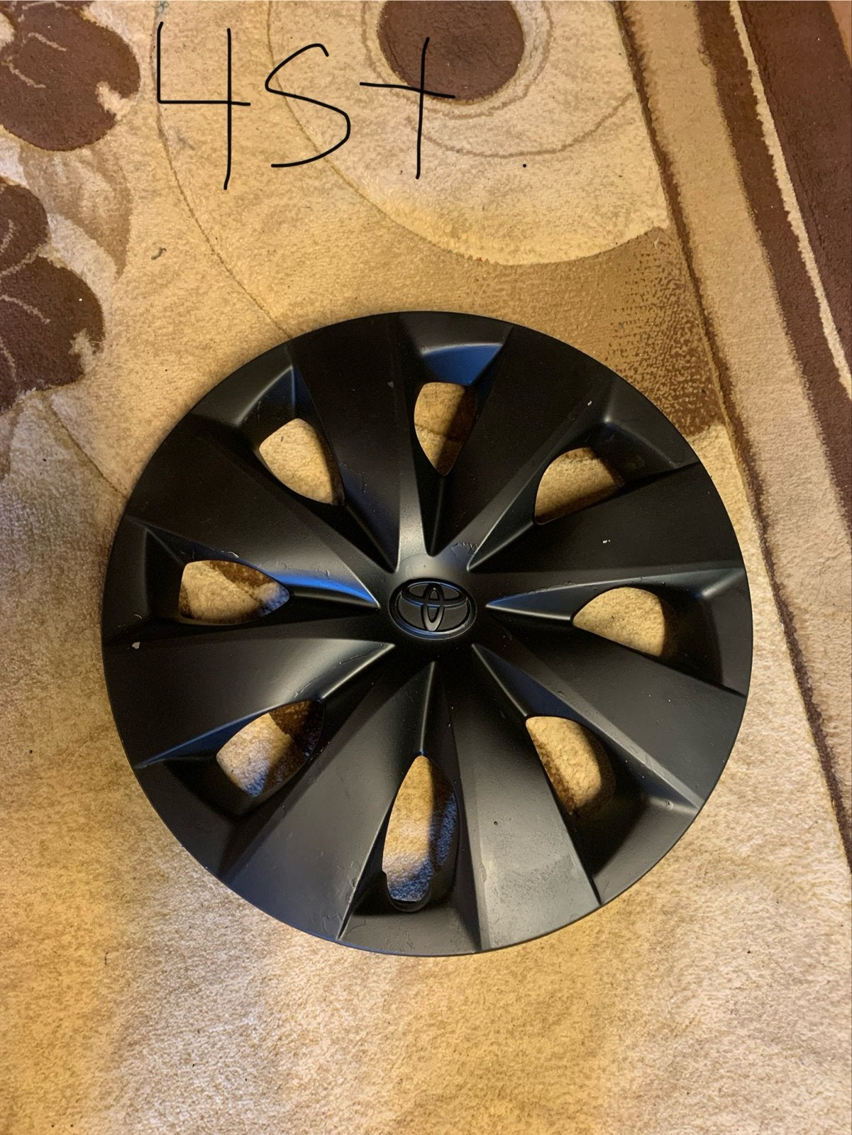 4x 14 inch Toyota wieldoppen - Zwart, Auto diversen, Wieldoppen, Ophalen of Verzenden, Gebruikt