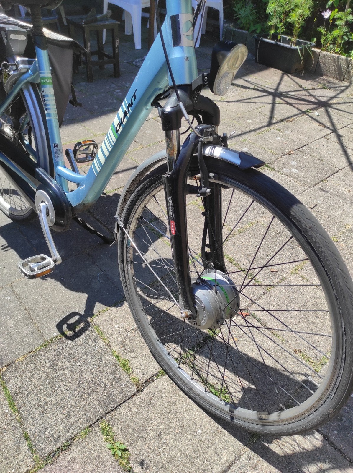 Giant elektriktiefiets, Gebruikt, 47 tot 51 cm, 30 tot 50 km per accu, Giant