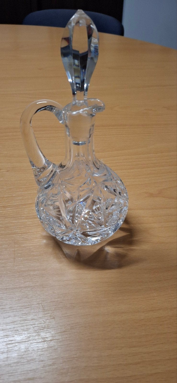 Violetta Prachtige kristallen karaf - Made in Poland 24% PbO, Antiek en Kunst, Antiek | Glas en Kristal, Ophalen of Verzenden
