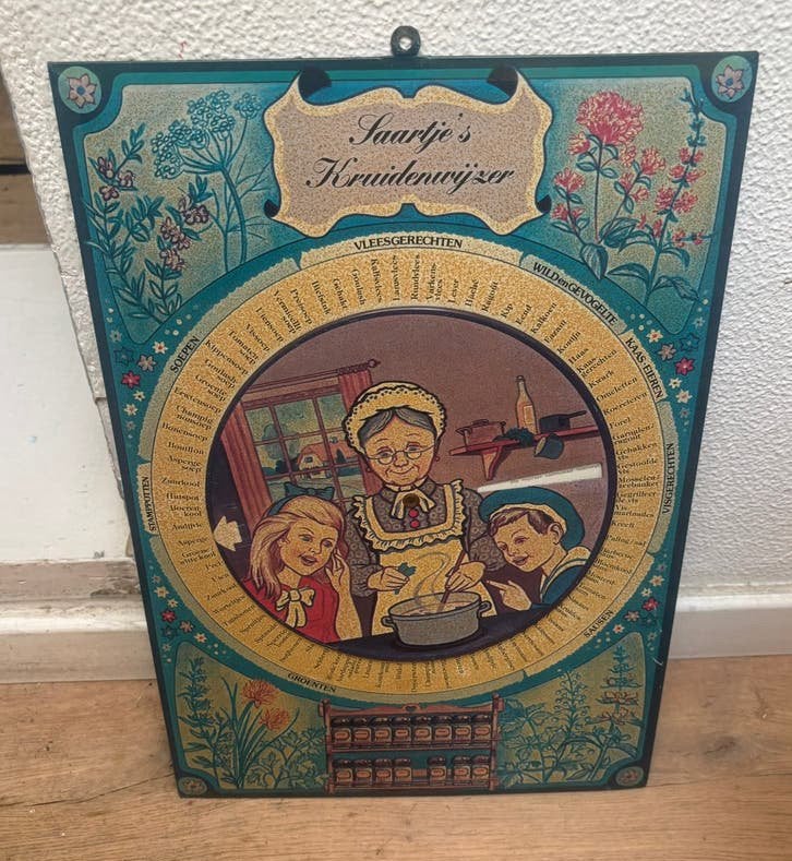 Unieke vintage Saartjes Kruidenwijzer – jaren ’70, Ophalen of Verzenden