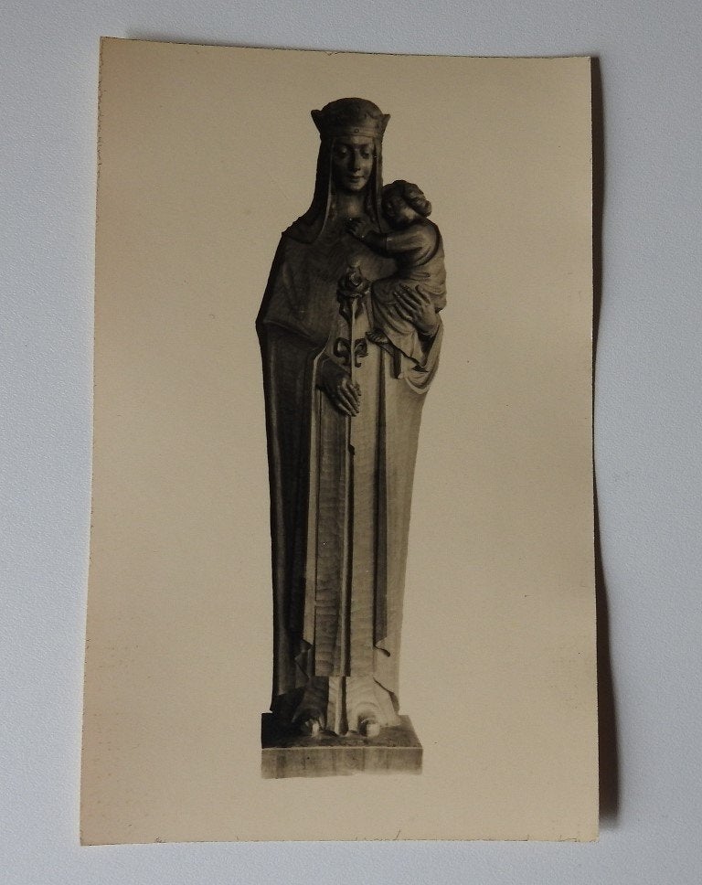 Postcard Mariabeeld, Verzenden, 1980 tot heden, Ongelopen, Overige thema's
