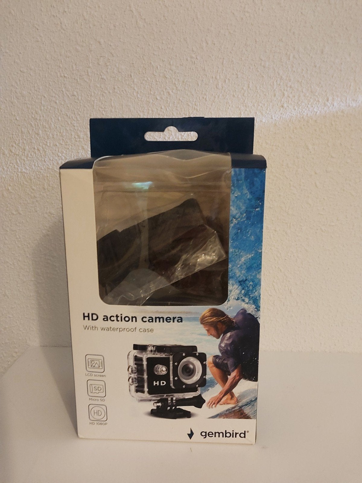 Gembird HD actiecamera met waterdichte behuizing, Audio, Tv en Foto, Ophalen of Verzenden, Nieuw, Overige merken