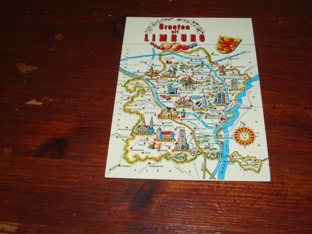 793- GROETEN UIT LIMBURG, Verzenden, 1960 tot 1980, Ongelopen, Limburg