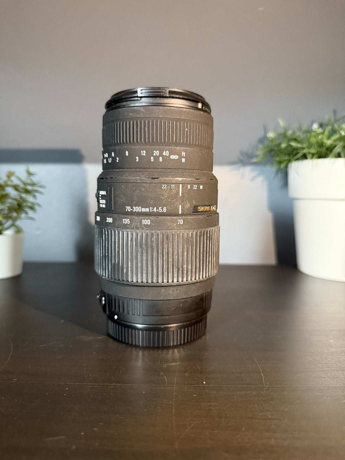 Sigma 70-300mm f/4-5.6 DG Macro Lens voor Canon EF, Gebruikt, Sigma, Autofocus, Canon EF