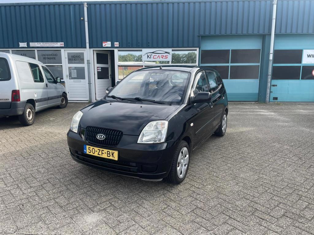 Kia Picanto 1.0 Light - NIEUWE APK - LAGE KM STAND NAP - REC, 4 cilinders, 400 kg, Zwart, Origineel Nederlands