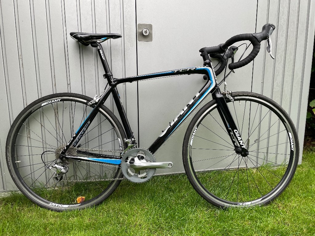 Giant TCR racefiets maat ML, in nette staat, Fietsen en Brommers, Ophalen, 28 inch, Gebruikt, Aluminium