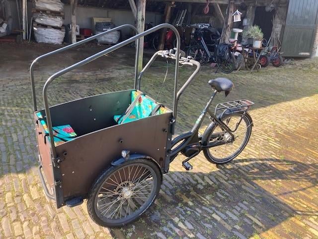 Elektrische bakfiets Vogue supreme., Fietsen en Brommers, 4 kinderen of meer, Gebruikt, Elektrisch, Schijfrem
