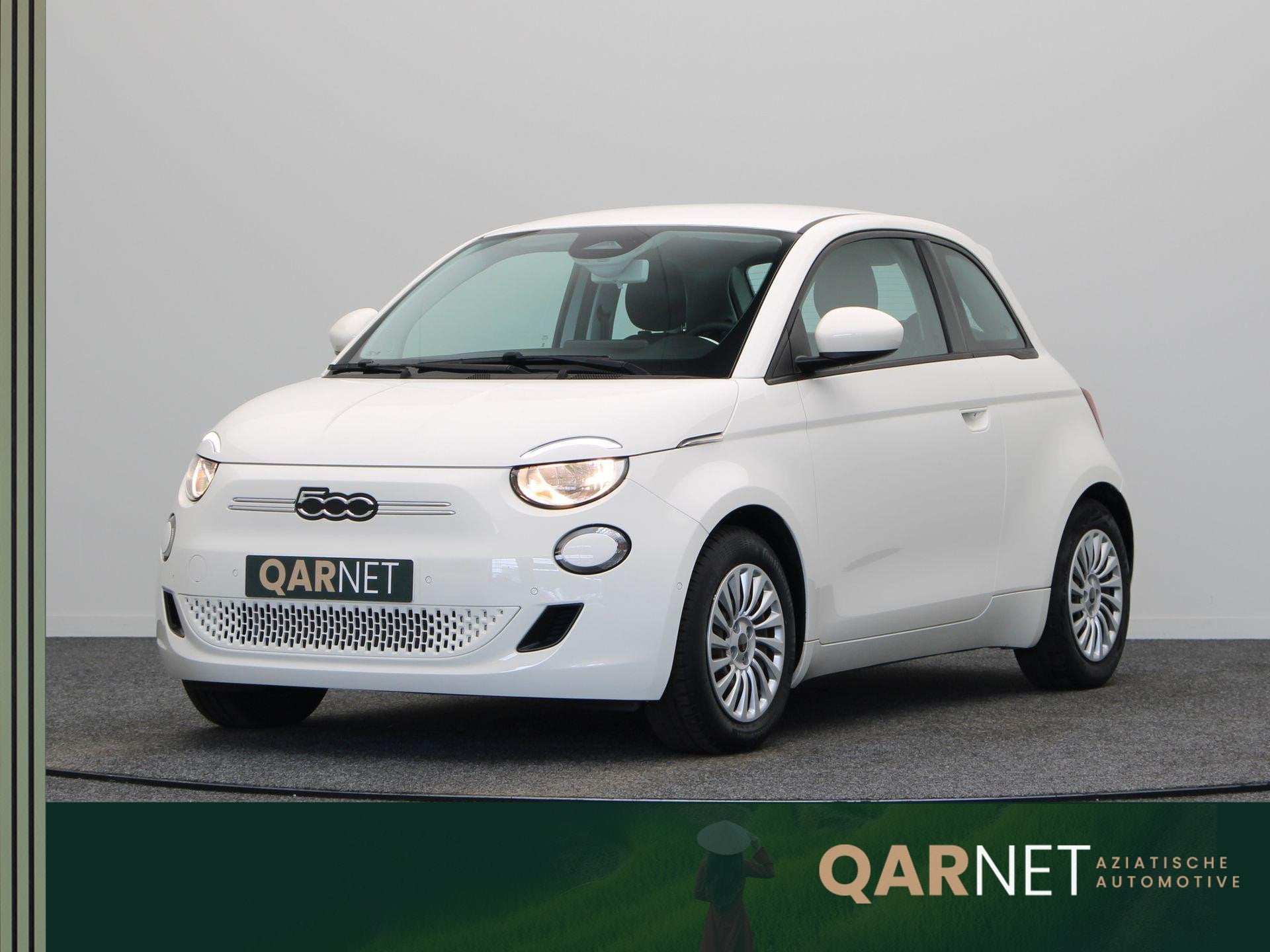 Fiat 500e Icon | 320km WLTP | 85KWh Snelladen | Cruise contr, Auto's, Dealer onderhouden, Stof, 118 pk, Stoelverwarming