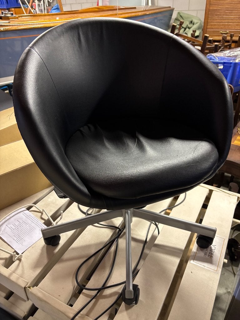 IKEA skruvsta bureaustoel zwart eettafel stoel, Huis en Inrichting, Stoelen, Ophalen, Zwart, Eén