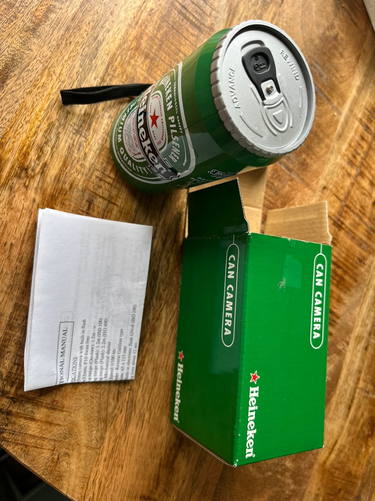 Heineken Can Camera - Nieuw in originele doos, Ophalen of Verzenden, Nieuw, Compact, Overige Merken