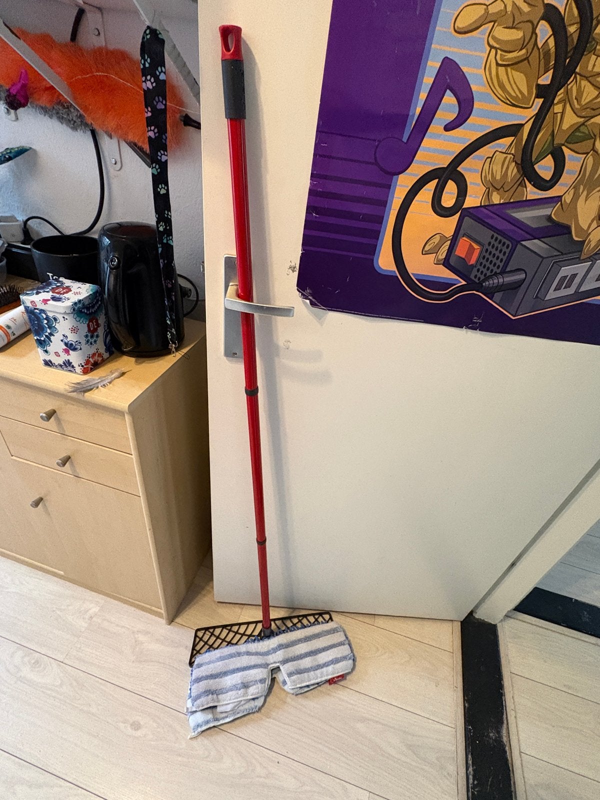 Vileda flip mop pet pro met 2 dweildoeken, Ophalen, Mop of Dweil